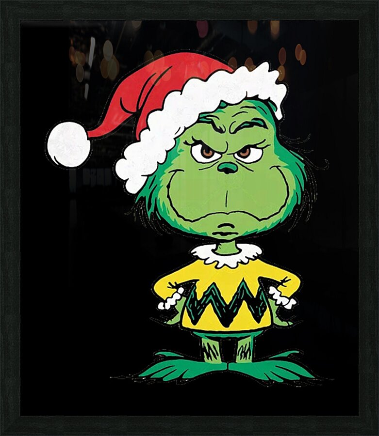 The Grinch 2 Picture Frame print