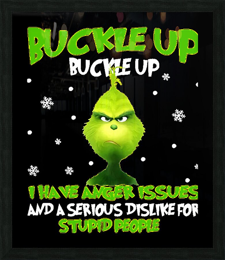 The Grinch 3 Picture Frame print