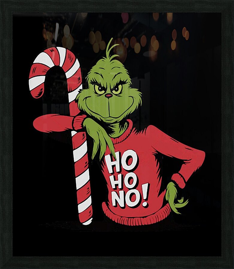 The Grinch 7 Picture Frame print