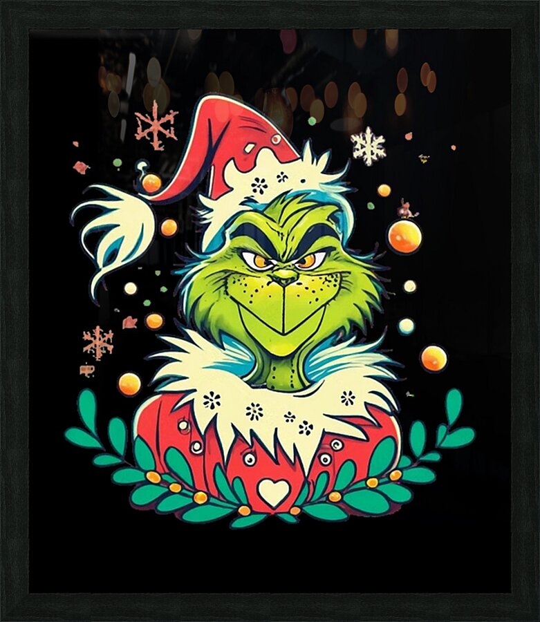 The Grinch 8 Picture Frame print