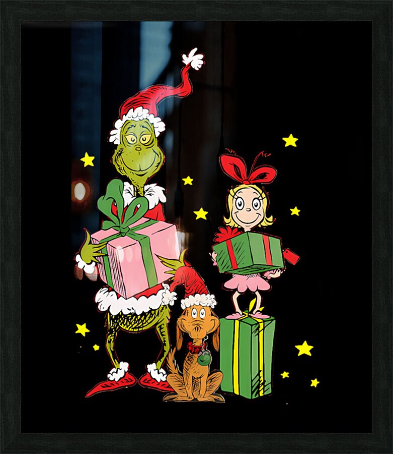 The Grinch 10 Picture Frame print