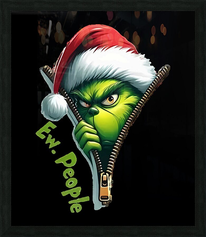The Grinch 12 Picture Frame print