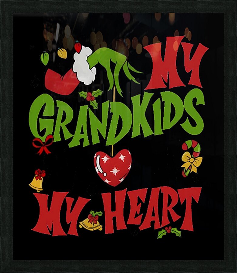 The Grinch 17 Picture Frame print