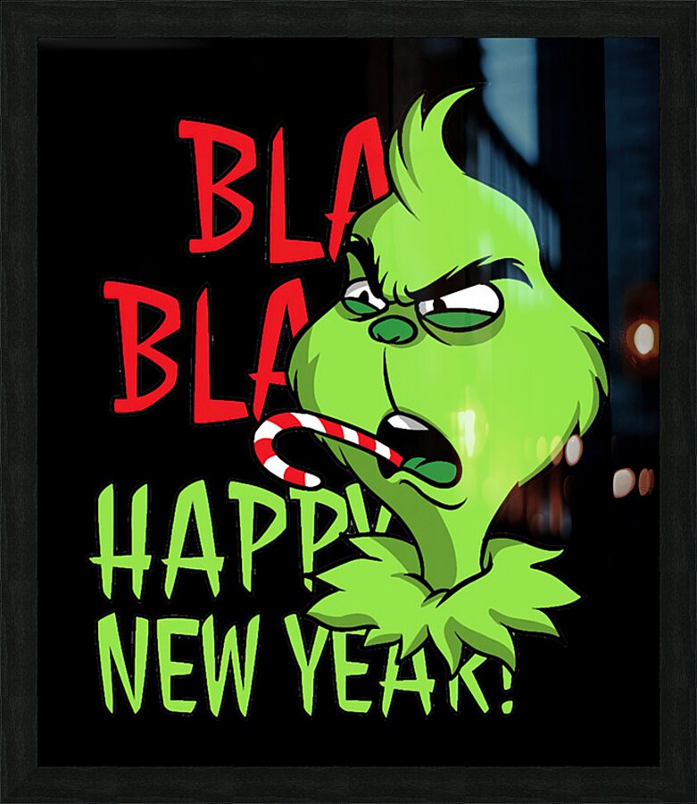 The Grinch 21 Picture Frame print