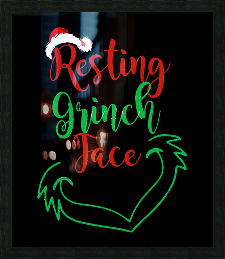 The Grinch 23 Picture Frame print
