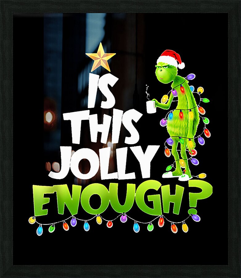The Grinch 25 Picture Frame print