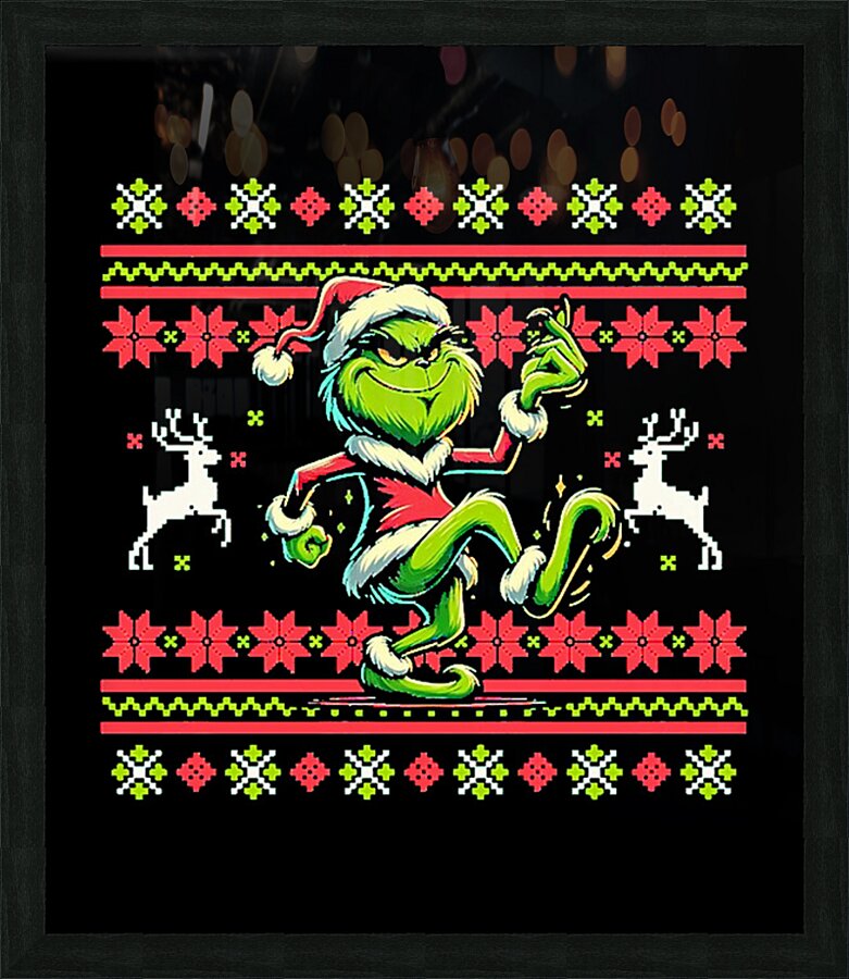 The Grinch 32 Picture Frame print