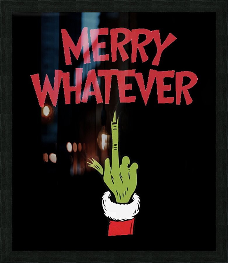 The Grinch 34 Picture Frame print
