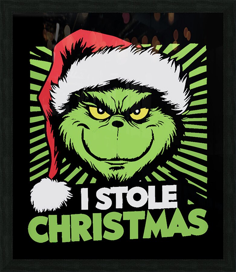 The Grinch 36 Picture Frame print