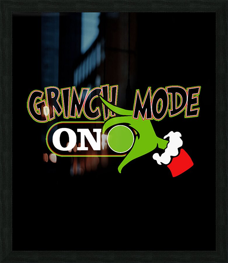 The Grinch 37 Picture Frame print