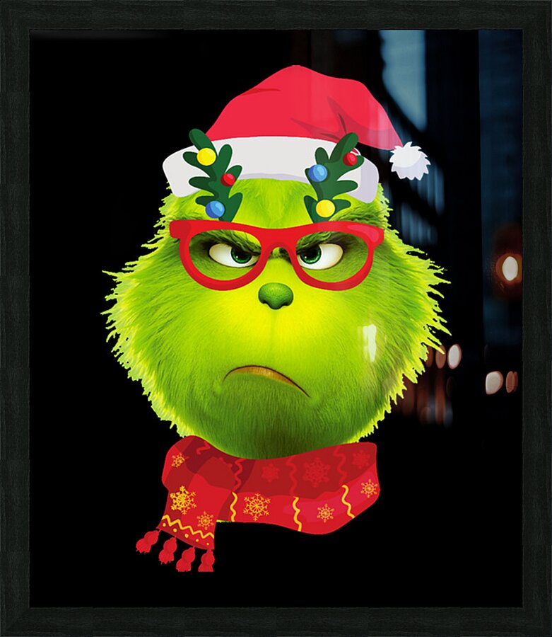 The Grinch 42 Picture Frame print