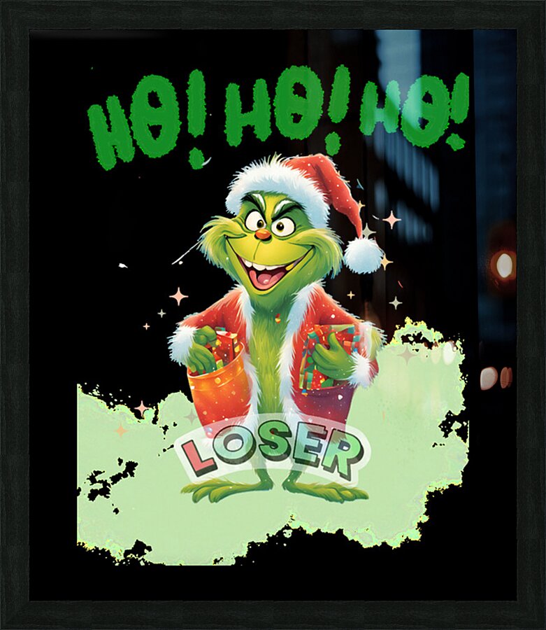 The Grinch 44 Picture Frame print