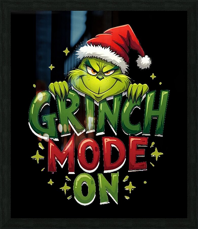 The Grinch 45 Picture Frame print