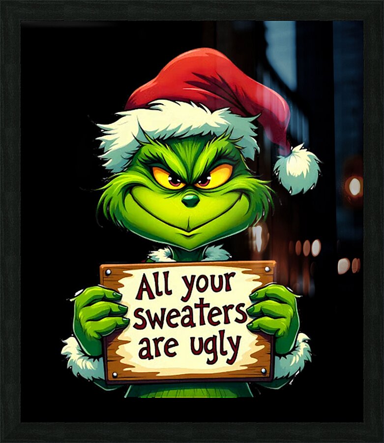 The Grinch 50 Picture Frame print