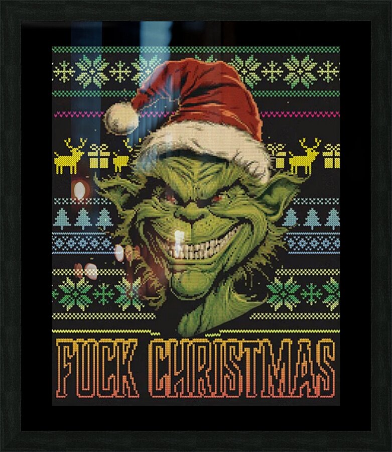 The Grinch 53 Picture Frame print