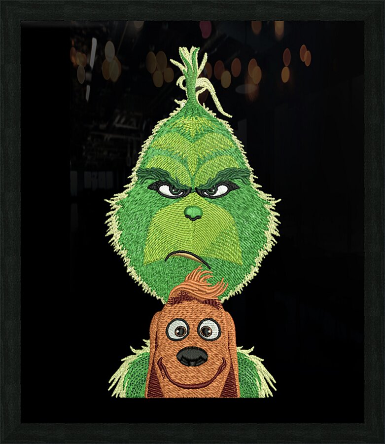 The Grinch 54 Picture Frame print