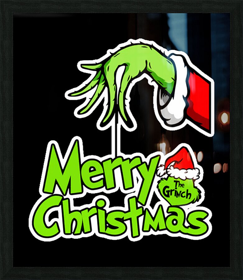 The Grinch 57 Picture Frame print