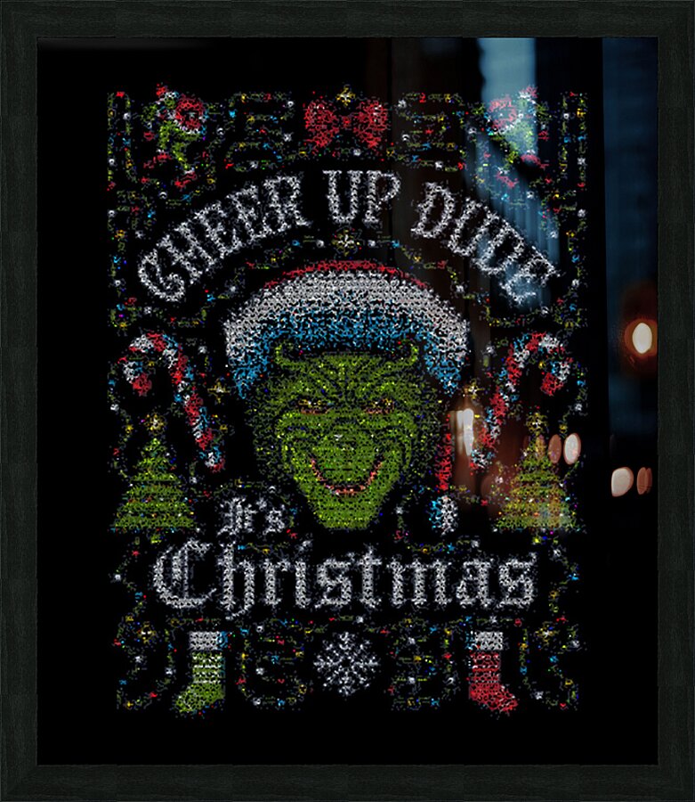 The Grinch 60 Picture Frame print