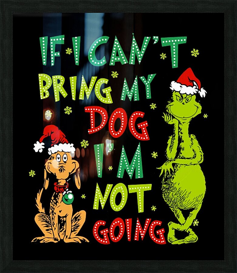 The Grinch 1 Picture Frame print