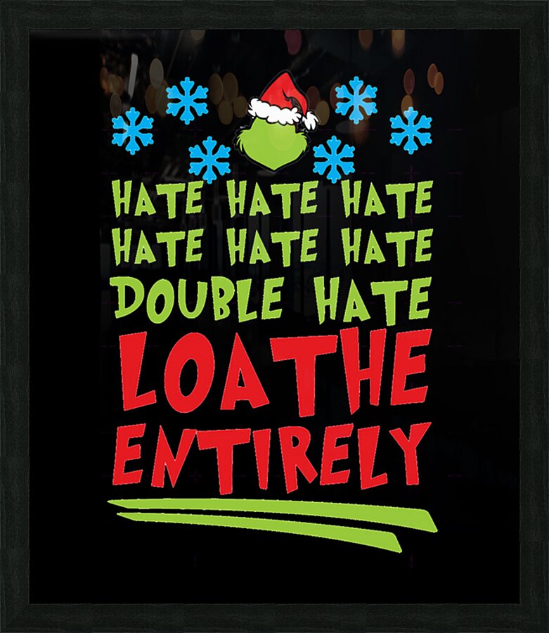 The Grinch 6 Picture Frame print