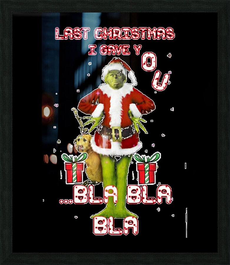 The Grinch 8 Picture Frame print