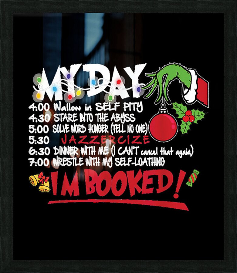 The Grinch 11 Picture Frame print