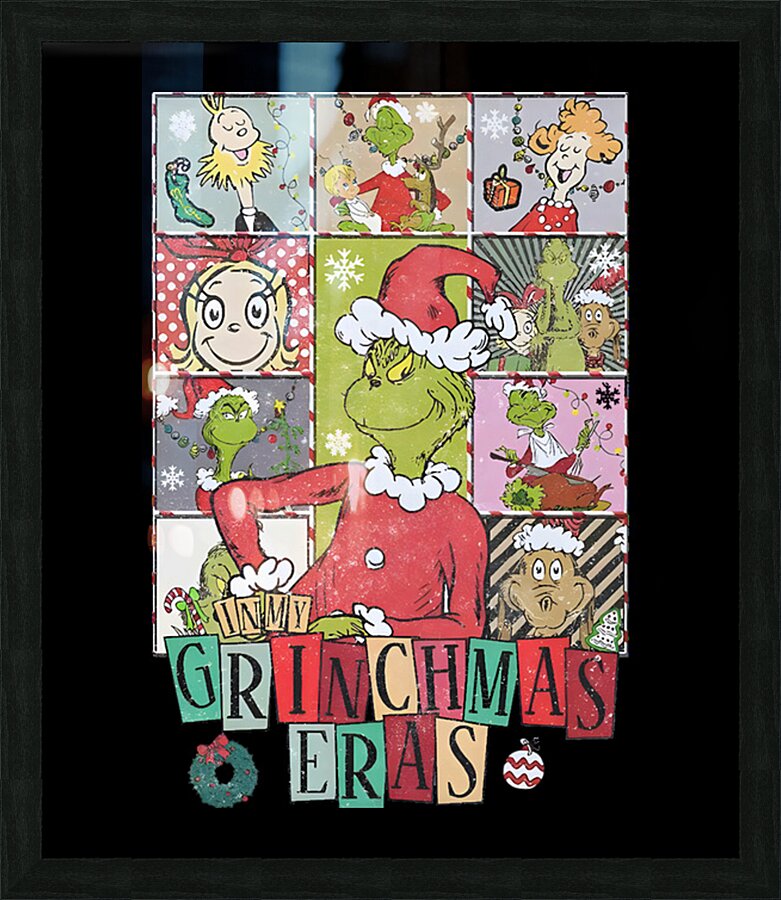 The Grinch 16 Picture Frame print