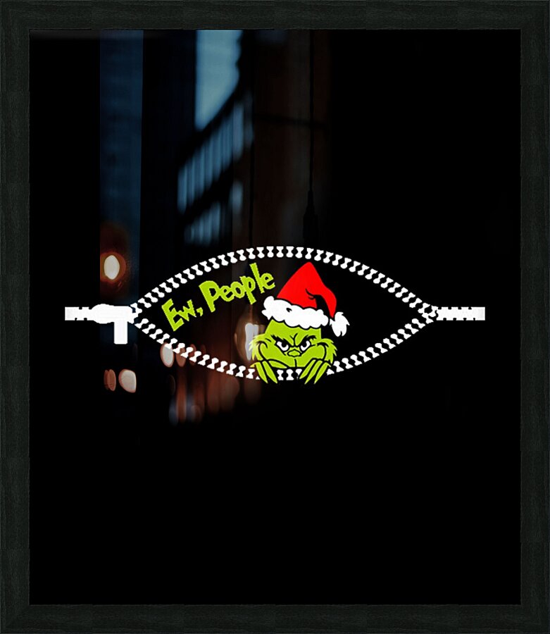 The Grinch 18 Picture Frame print