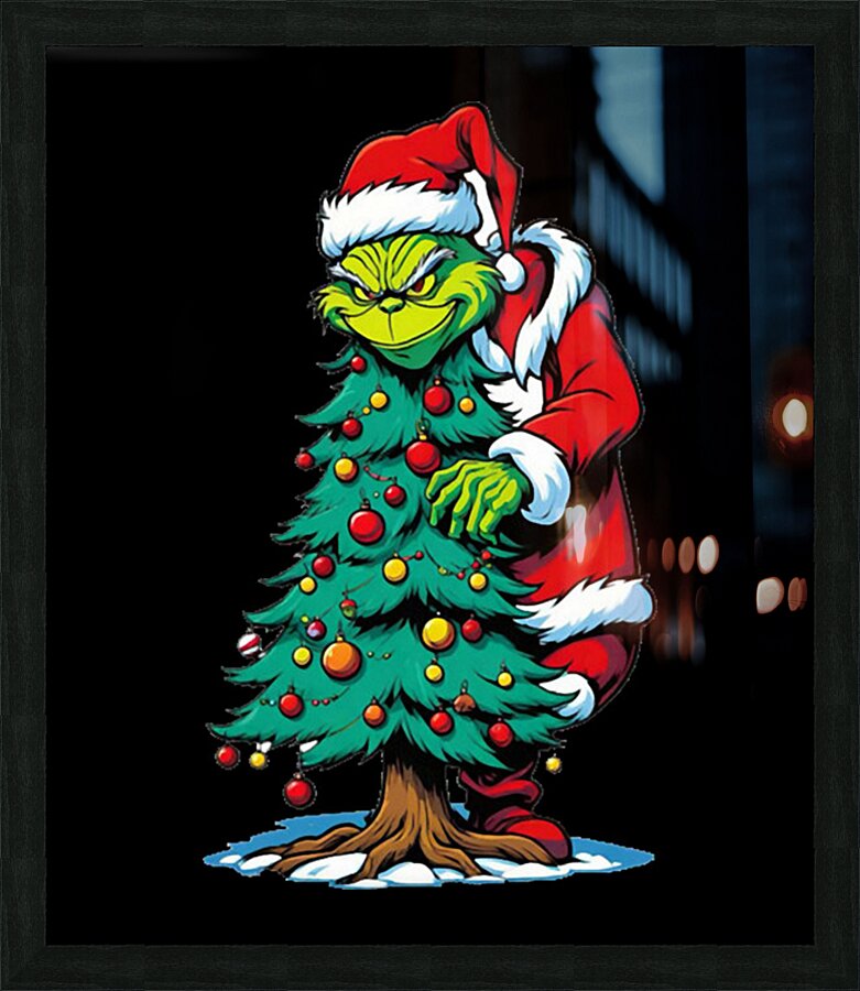 The Grinch 21 Picture Frame print
