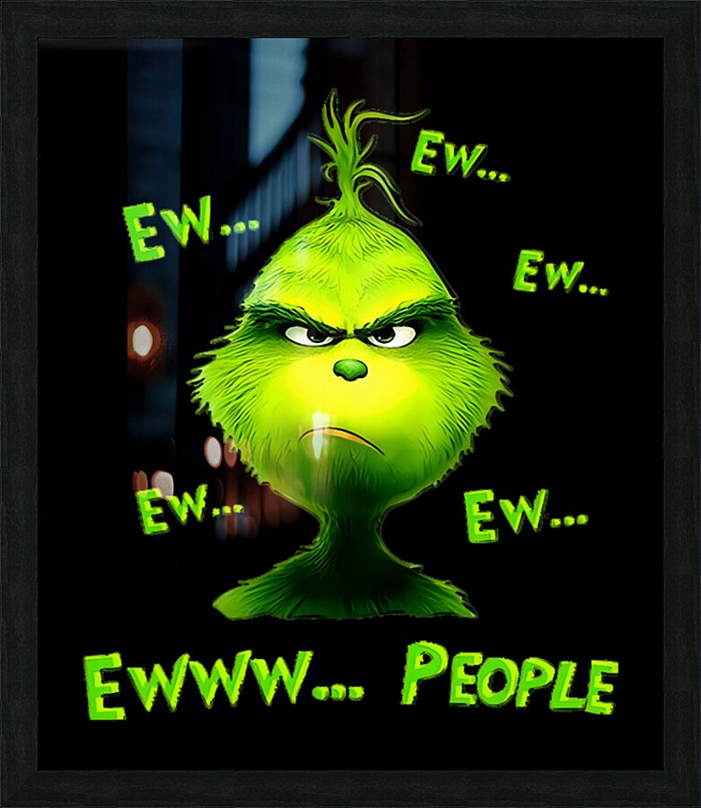The Grinch 22 Picture Frame print