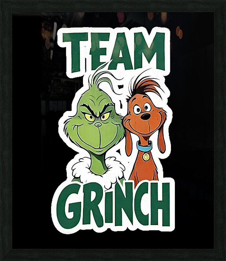 The Grinch 27 Picture Frame print
