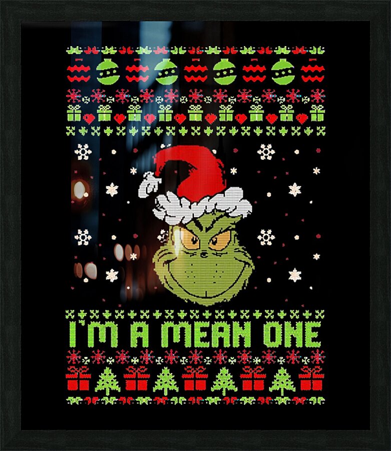 The Grinch 30 Picture Frame print