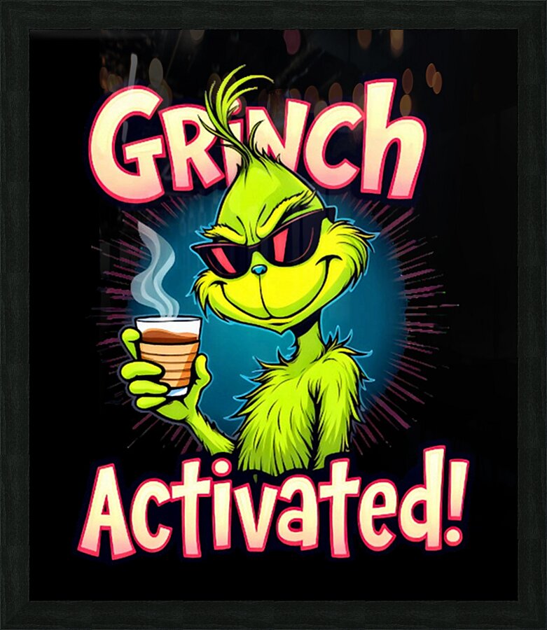 The Grinch 31 Picture Frame print