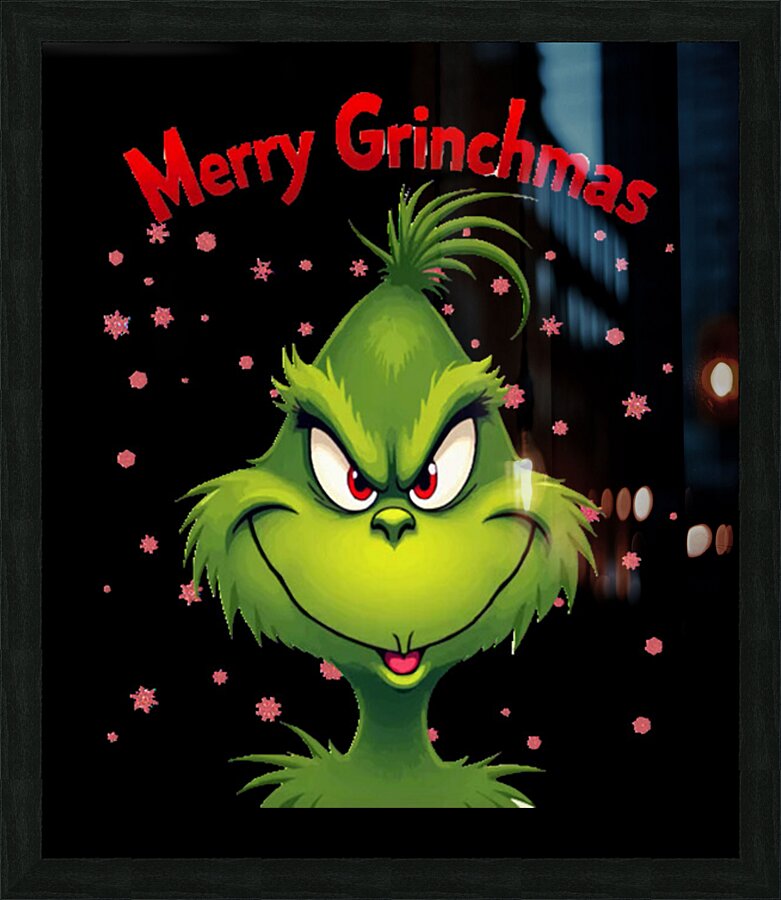 The Grinch 34 Picture Frame print