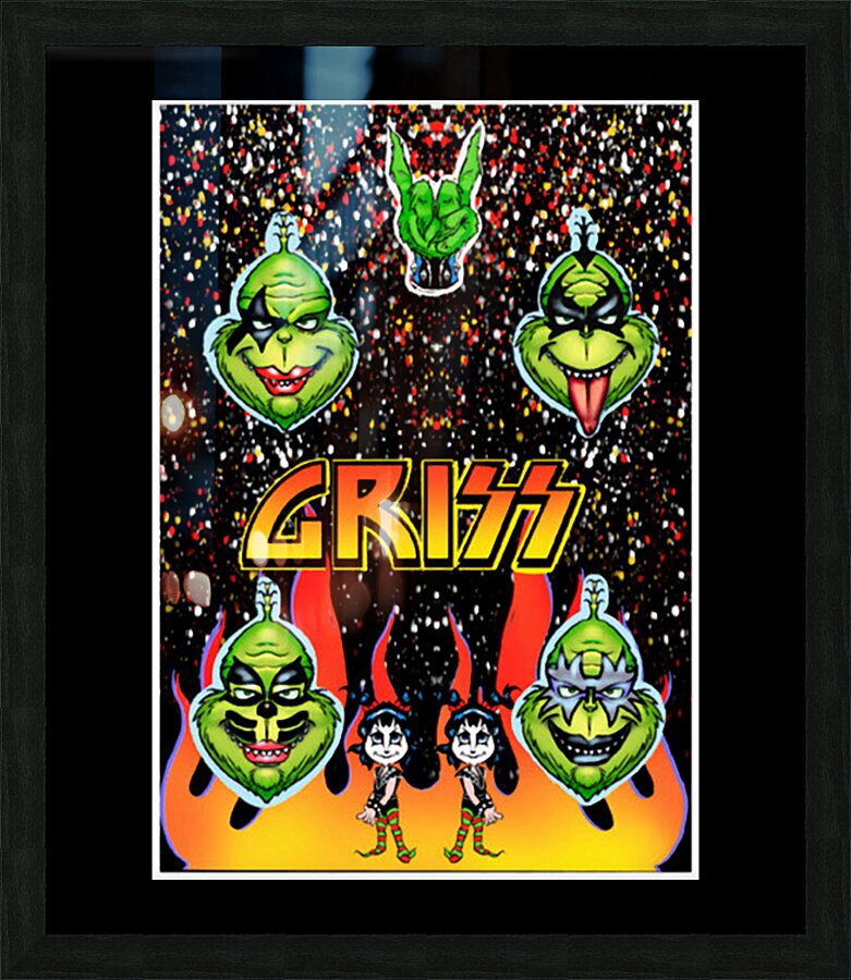 The Grinch 35 Picture Frame print