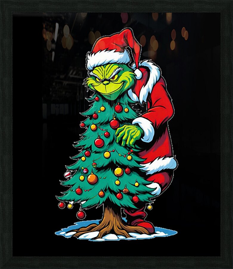 The Grinch 36 Picture Frame print