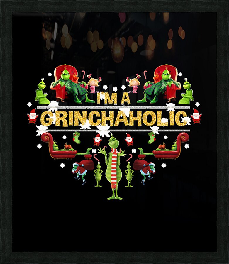 The Grinch 37 Picture Frame print