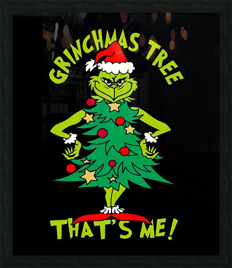 The Grinch 38 Picture Frame print