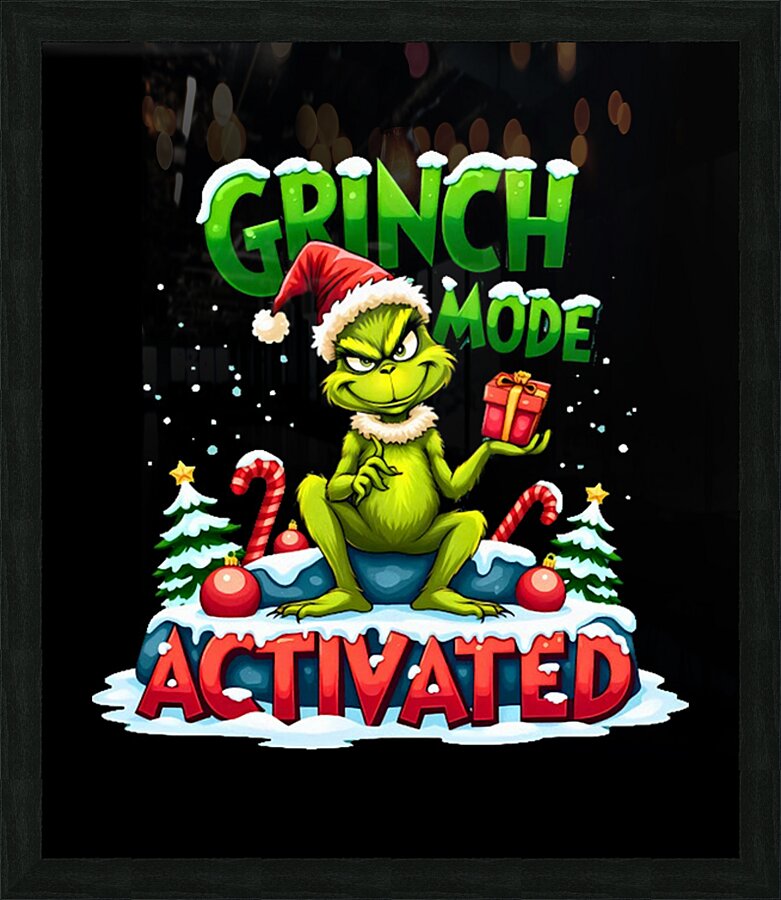 The Grinch 39 Picture Frame print