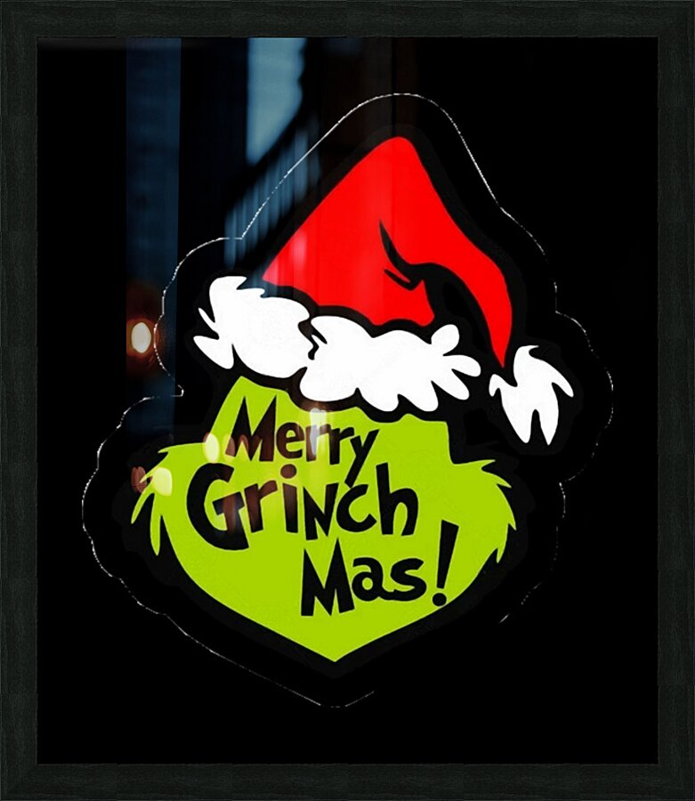 The Grinch 45 Picture Frame print