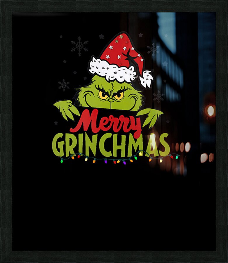 The Grinch 46 Picture Frame print