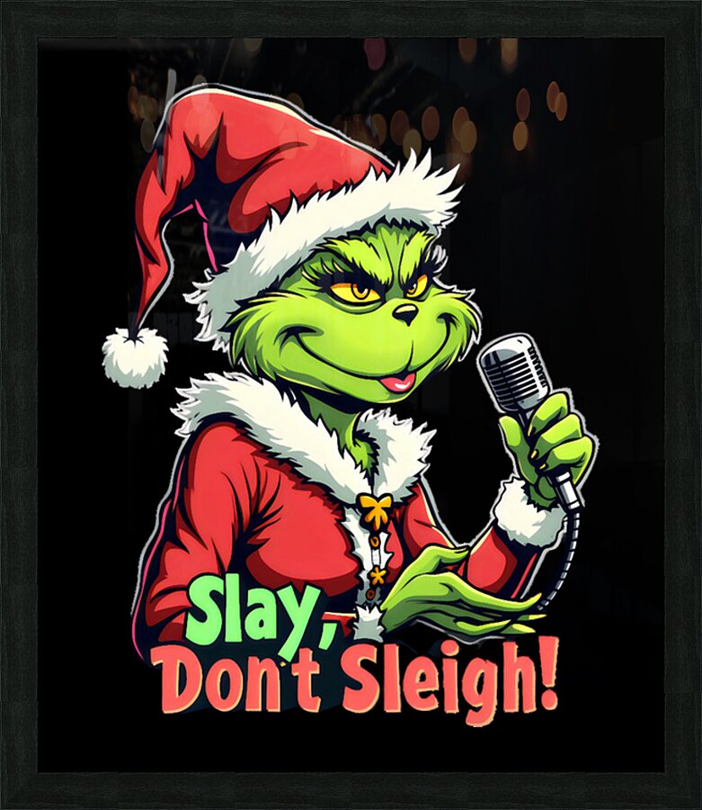 The Grinch 51 Picture Frame print