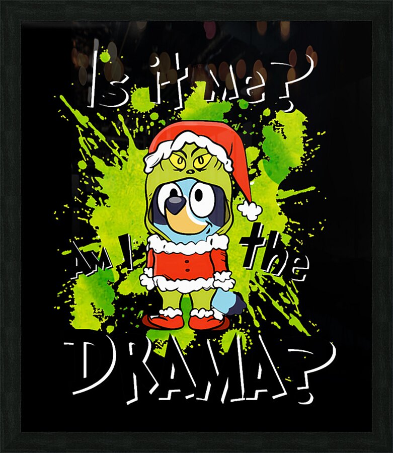 The Grinch 52 Picture Frame print