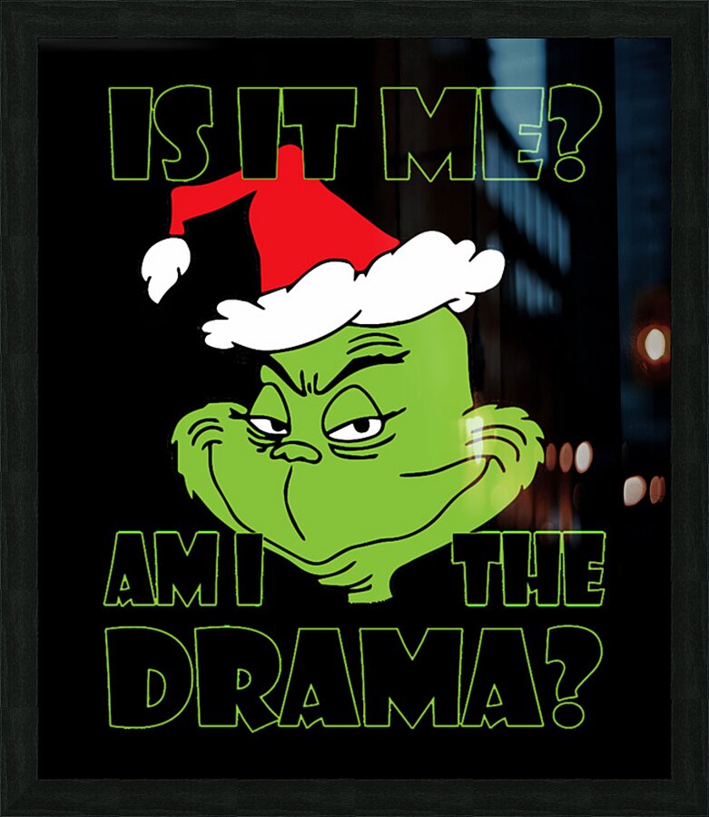 The Grinch 54 Picture Frame print