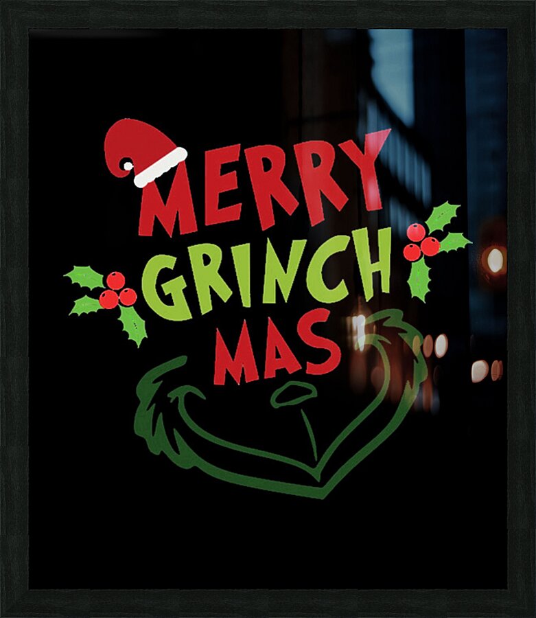The Grinch 56 Picture Frame print