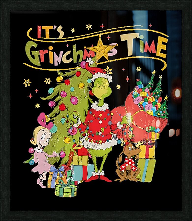 The Grinch 57 Picture Frame print