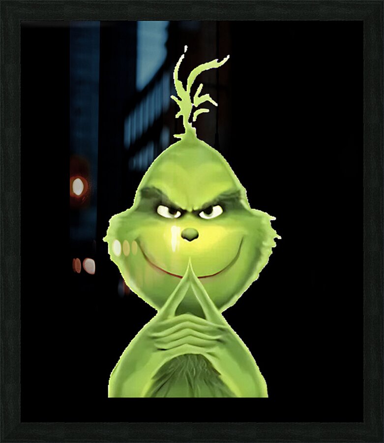 The Grinch 61 Picture Frame print