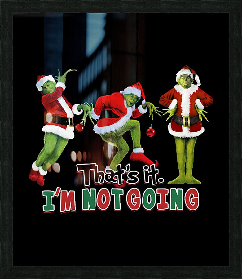 The Grinch 6 Picture Frame print