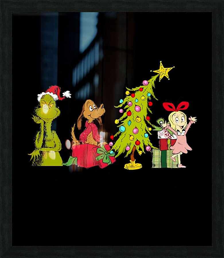 The Grinch 7 Picture Frame print