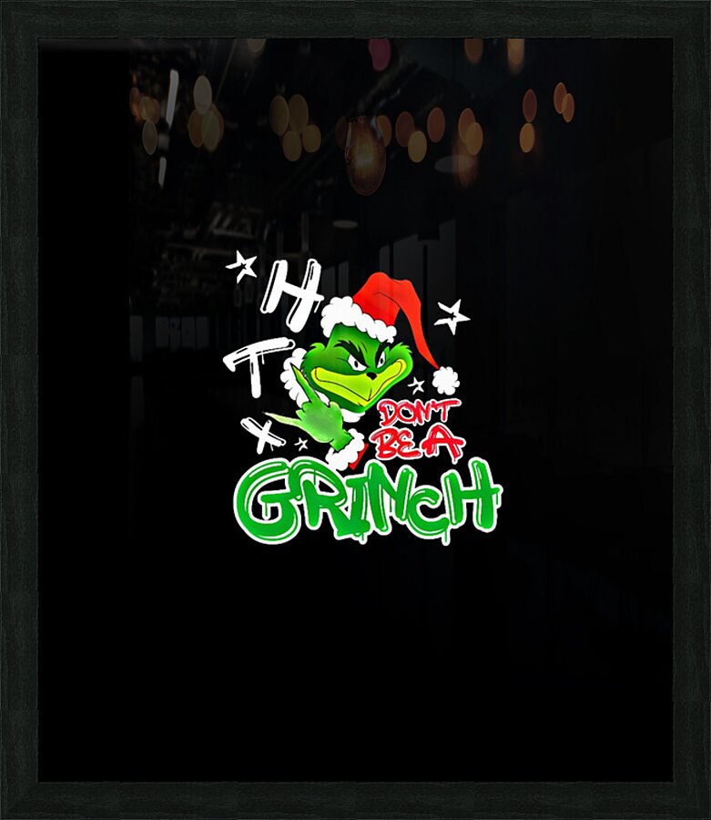 The Grinch 9 Picture Frame print